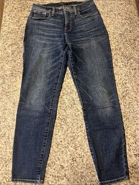 Lucky Brand Women's Skinny Jeans in Dark Blue Wash